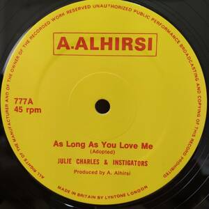 Julie Charles & Instigators / As Long As You Love Me　[A.Alhirsi - 777]