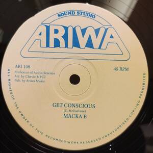 Macka B / Get Conscious - Pam Pam Cameroon　[Ariwa - ARI 108]