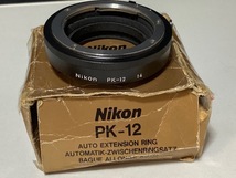 【USED】Nikon（ニコン）オート接写リング　PK-12　動作未確認_画像1