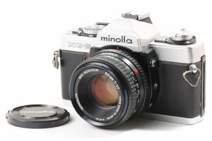 211214 MINOLTA ミノルタ XG-E + MD ROKKOR 50mm F1.7 フィルム 一眼レフ カメラ レンズ