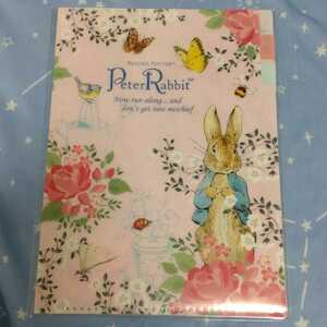 * Peter Rabbit *A5 pocket clear file * flower 