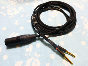 T1 2nd 3rd MDR-Z7 ケーブル MOGAMI 2534 XLR コネクタ 4ピン 300cm かなり 長め (カスタム可能) スプリッター aventho wired T1p HA-SW01