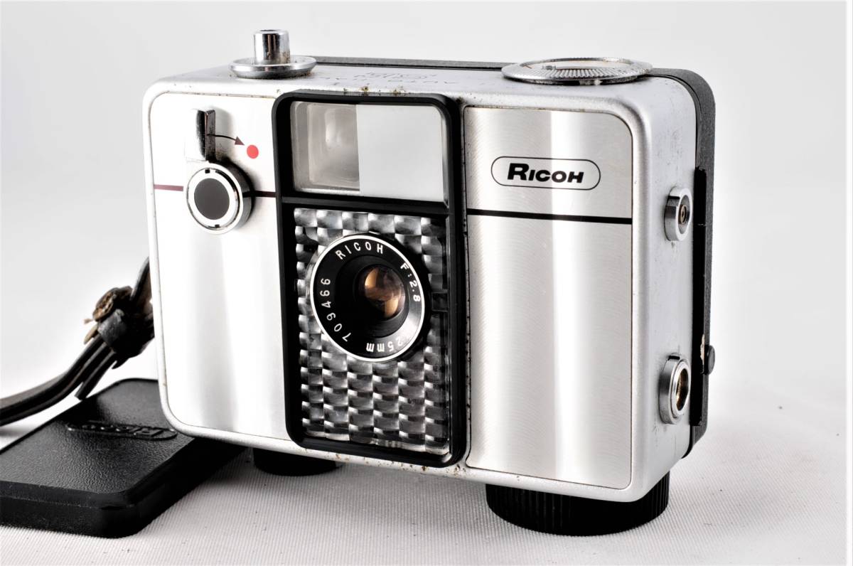 【整備品・試写あり】RICHO AUTO  HALF E ゴールデンイエロー フィルムカメラ 最低制限価格