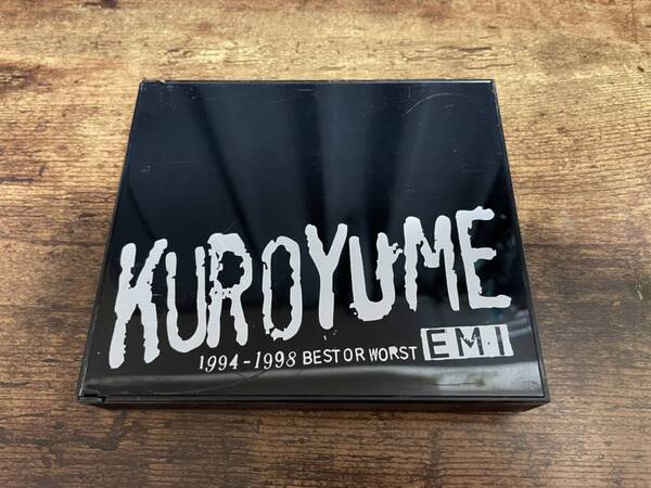 黒夢CD「EMI 1994~1998 BEST or WORST」2枚組ベスト●