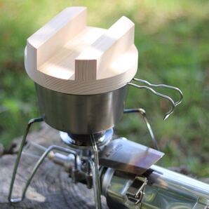 ひのき480ml 深型シェラカップ お釜 蓋 キャンプ ガレージブランド