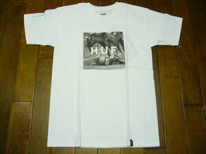 レア【HUF】Tシャツ★ランニングフエイル★白★Sサイズ★ボックスロゴ★Box Running Fail★奇跡のデットストック★入手困難★ハフ