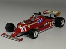 1/43 Ferrari 126CK 1981 Gilles Villeneuve #27 ◆ 7位 1981 FIA F1 World Championship ◆ フェラーリ - アシェット_画像2