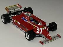 1/43 Ferrari 126CK 1981 Gilles Villeneuve #27 ◆ 7位 1981 FIA F1 World Championship ◆ フェラーリ - アシェット_画像1