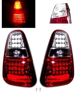 ミニ MINI 02y-04y RA16 R50 R52 R53 前期用 リア LEDクリスタルコンビテール 左右セット テールランプ リヤ 赤白 BMW 送料無料