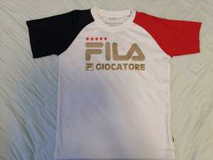 150㎝　半袖　Tシャツ　FILA　白　ホワイト　通学　着替え　学童