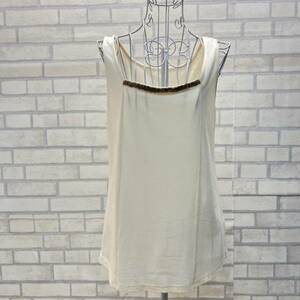  beautiful goods Hal zami made in Japan tank top tops 38 cotton 50% lady's 