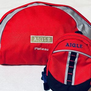 AIGLE エイグル ウエストバッグ ウエストポーチ ボディバッグ ウエストバック ポーチ2点セット