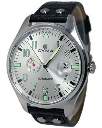 CYMA シーマ 自動巻 メンズ 腕時計 ミリタリー CYMA since1862 (シルバー)