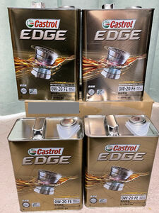 カストロール　EDGE エンジンオイル 0W-20 FE SP/GF-6 4輪ガソリン車用 4L×4缶