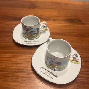 ディズニー ミッキー ドナルド コーヒーカップ ソーサー