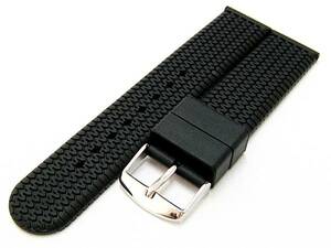  wave pattern * strut type * silicon Raver strap * clock belt * black * black 20mm