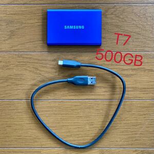 SAMSUNG Portable SSD T7 500GB MU-PC500H
