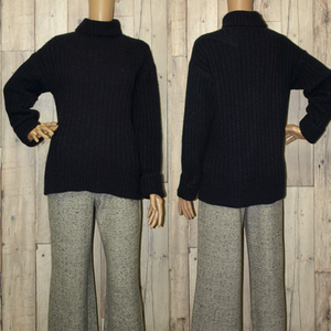 3.1 Phillip Lim *3.1 Philip rim *ta-toru neck * sweater *XS size navy series beautiful goods 