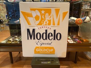 スチールサイン アメリカ雑貨 看板 TIN SIGN Modelo モデーロ E16ガレージ インテリア カリフォルニア ロサンゼルス チカーノ