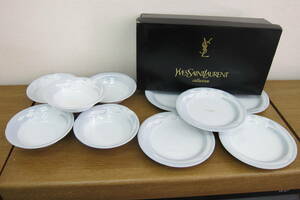 【12950】YVES SAINT LAURENT　イブサンローラン　シチュウセット　皿　食器　セット　コレクション
