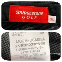 2488 大きいサイズ《BRIDGESTONE GOLF ブリヂストン ゴルフ》TOUR B ツアービー ロゴプリント ボタンダウン 半袖 ポロシャツ 3L_画像6