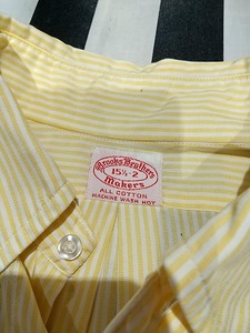 引越し処分 ビンテージ ブルックスブラザース 6ボタン ボタンダウンシャツ アメリカ製 15ハーフ Makersタグ