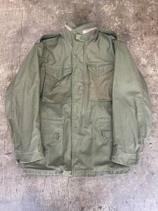 米軍実物！超希少！美品！珍品？USA製！60s 70s M-65 51 フィールドジャケット 2nd モッズ イレギュラー アルミジップ セカンド(MEDIUM)443