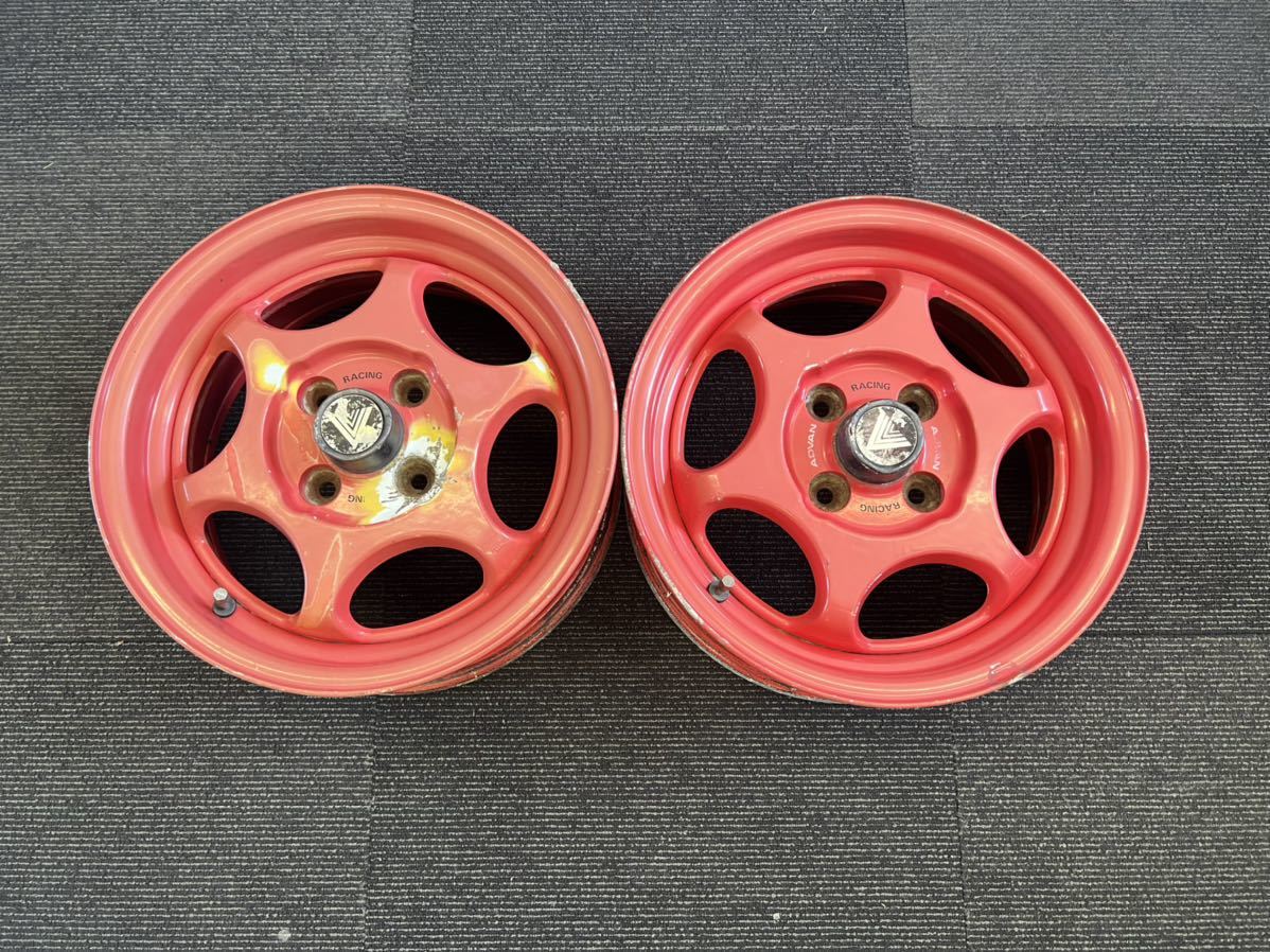 ADVAN ART 14インチ 6j +45 ホワイト 114.3 4h キャップ 一個 欠品