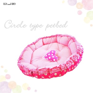 [ translation have commodity ] bed ka gong -MA31 M size bedding ultimate small dog papi- microminiature dog small size dog medium sized dog dog cat pet clothes dog clothes cat clothes round bed dot 