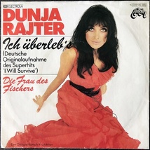【Disco & Soul 7inch】Dunja Rajter / Ich Uberleb's(Gloria GaynorのI Wlill Survive)_画像1