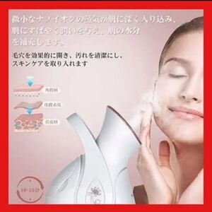 【新品未使用】スチーマー美顔器 フェイススチーマー 顔 美肌スチーマー