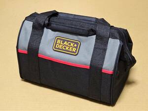 新品 BLACK+DECKER ツールバッグ C /工具入れ/手提げかばん/鞄/ブラックアンドデッカー/マルチエボ/Multi/EVO/GEVO183N/P1/B1