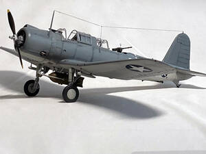 【atsudra工房完成品】1/48 SB2U-3 Battle of Midway