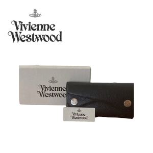 Vivienne Westwood 長財布 オーブ ドット 花柄 黒