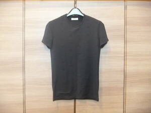 ★ EMPORIO ARMANI（エンポリオアルマーニ）　モノグラム　総柄　半袖リブTシャツ　黒 ★