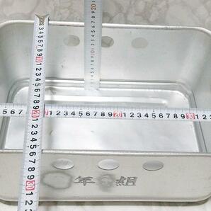 頑丈！ アルマイト 牛乳箱 2個セット ディスプレイ 小物入れにも 送料込み Anodized aluminum milk box 道具箱 Tool Box 小物入れの画像8