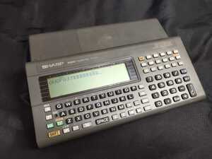 ★動作確認済み　SHARP　PC-G801 ポケットコンピュータ　シャープ　BASIC　ポケコン　希少品