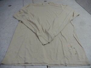 E11 superior article! size S *XGO Tacty karu undershirt TAN color * the US armed forces *