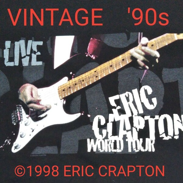 ERIC CRAPTON JAPAN TOUR 1999 エリック・クラプトン バンドTシャツCopyright有り