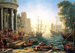 PR 4902 3000ピース ジグソーパズル イタリア発売 SEAPORT WITH EMBARKATION OF ST.URSULA CLAUDE LORRAIN