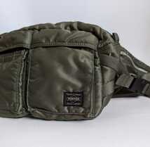 ★希少カラー★ ヘッドポーター ウエストバッグ タンカー バッグ オリーブドラブ HEAD PORTER Olive Drab_画像2