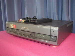日本全国送料無料●SONY　HI8/VHS ビデオデッキ　WV-BW1　純正リモコン付き　動作品