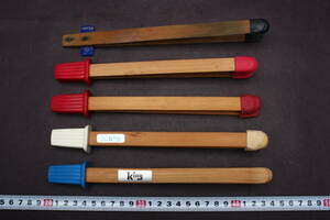 F2742 king King HANZA handle The tongs tweezers bamboo made 5 pcs set .. supplies reality image 