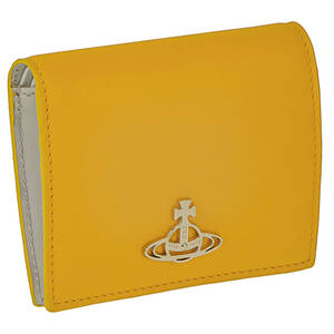 Vivienne Westwood ヴィヴィアンウエストウッド 二つ折り財布 財布 レディース アウトレット イエロー ホワイト レザー 51010024 PIMLICO