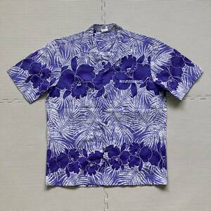ROYAL CREATIONS ロイヤルクリエーション ハワイ製 花柄 アロハシャツ 半袖シャツ M