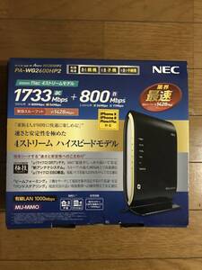 NEC 無線ルーター PA-WG2600HP2 PA-WG1200hs