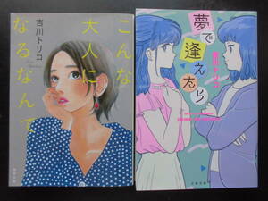 「吉川トリコ」（著）　★こんな大人になるなんて／夢で逢えたら★　以上２冊　初版（希少）　2016／20年度版　文庫本