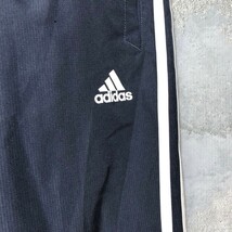 ◆お洒落な逸品◆Adidas/アディダス ウィンドブレーカー パンツ サッカー ネイビー ホワイト サイズ140 キッズ K43 ｃ2235_画像4