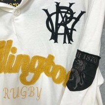 ◆お洒落な逸品◆CANTERBURY/カンタベリー 長袖 Ｔシャツ ロンT ロゴ刺繍 ホワイト 白 M メンズ K98 ｃ3068_画像3