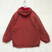 ◆vintage◆LACOSTE/ラコステ アノラック　ハーフジップ ナイロンジャケット パーカー レッド サイズ42 メンズ K100 ｃ3163_画像8